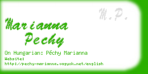 marianna pechy business card